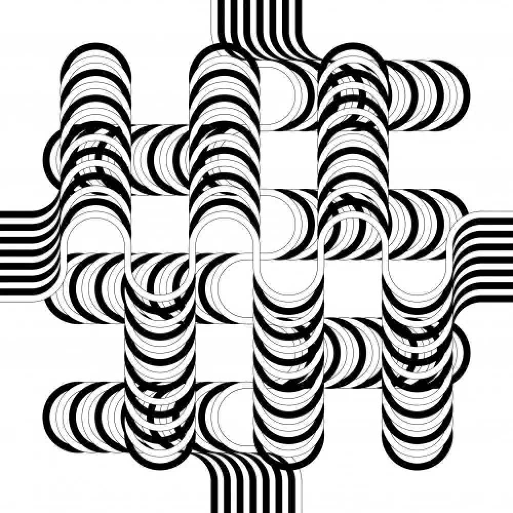 Lithographie Le Parc - Larga marcha, 4 bifurcaciones, 12