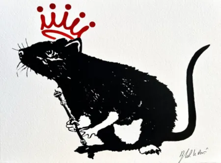 Sérigraphie Le Rat - The king