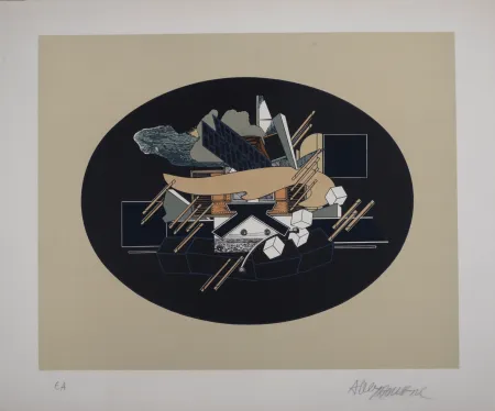 Lithographie Le Yaouanc - Solfège, 1975 - Hand-signed