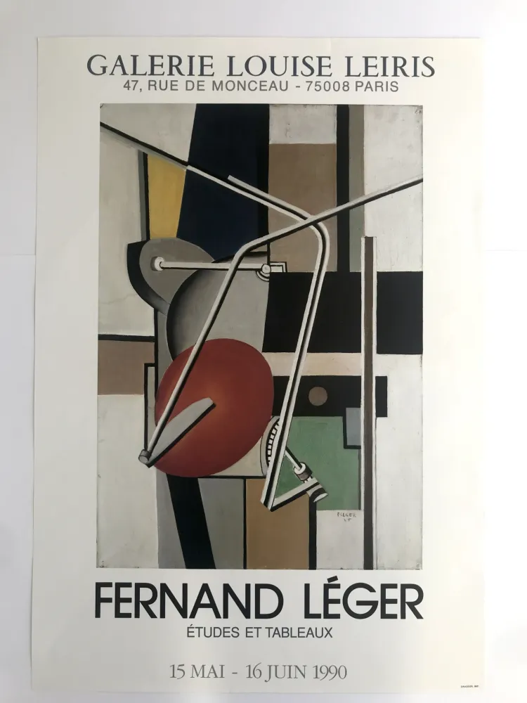 Affiche Leger - Galerie Louise Leiris