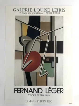Affiche Leger - Galerie Louise Leiris