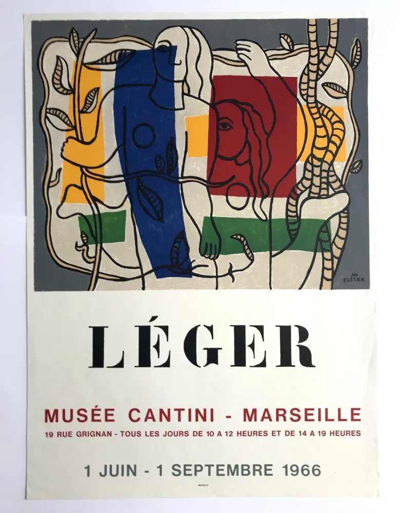 Affiche Leger - Musée Cantini / Marseille