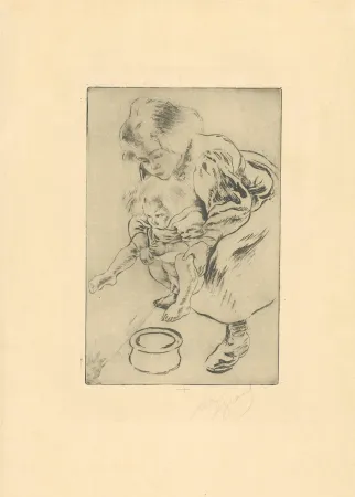 Eau-Forte Et Aquatinte Legrand - La grande sœur / The Big Sister