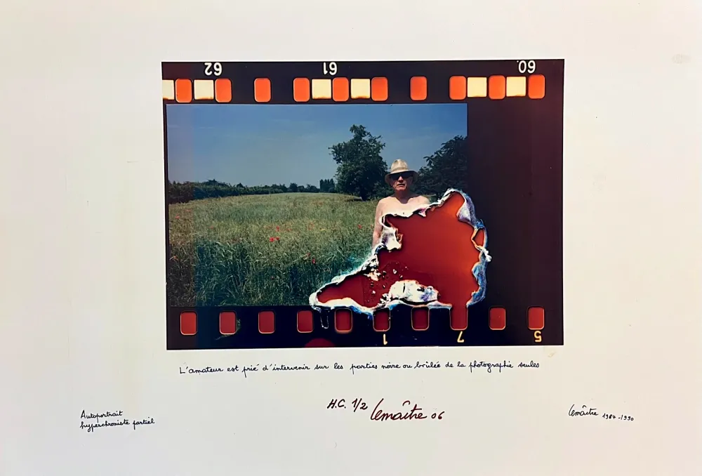 Photographie Lemaitre  - Autoportrait hyperchromiste