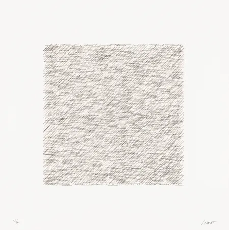 Lithographie Lewitt - Lines of One Inch in Four Directions and All Combinations 03 (70122)