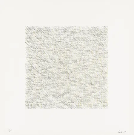 Lithographie Lewitt - Lines of One Inch in Four Directions and All Combinations 14 (70126)
