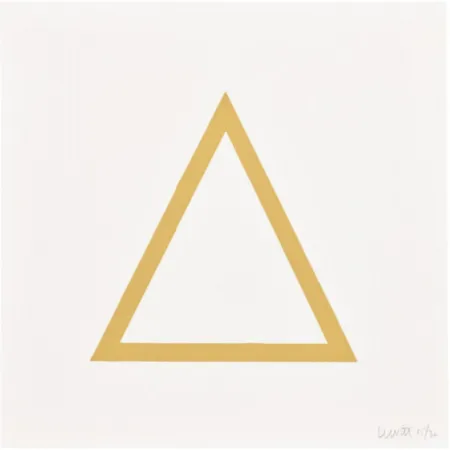 Sérigraphie Lewitt - Plate 7 (from Five Geometric Figures in Five Colors)