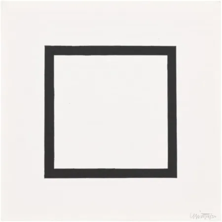Sérigraphie Lewitt - Plate 7 (from Five Geometric Figures in Five Colors)