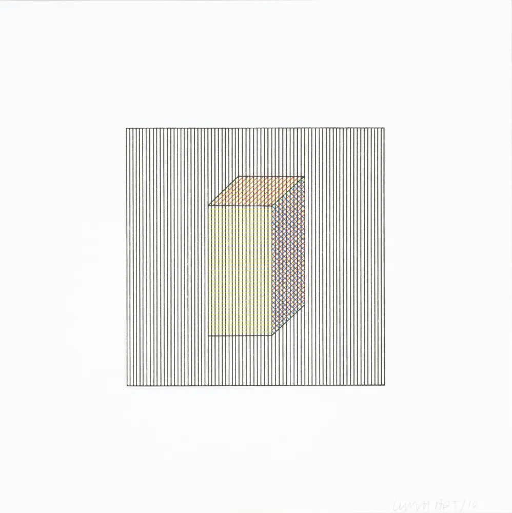 Sérigraphie Lewitt - Twelve Forms Derived From a Cube 03