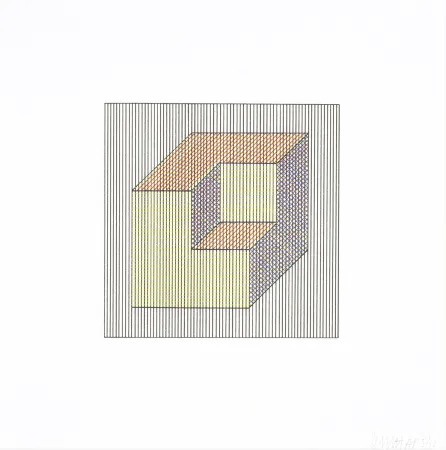 Sérigraphie Lewitt - Twelve Forms Derived From a Cube 15