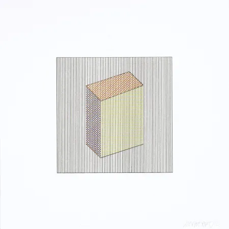 Sérigraphie Lewitt - Twelve Forms Derived From a Cube 17