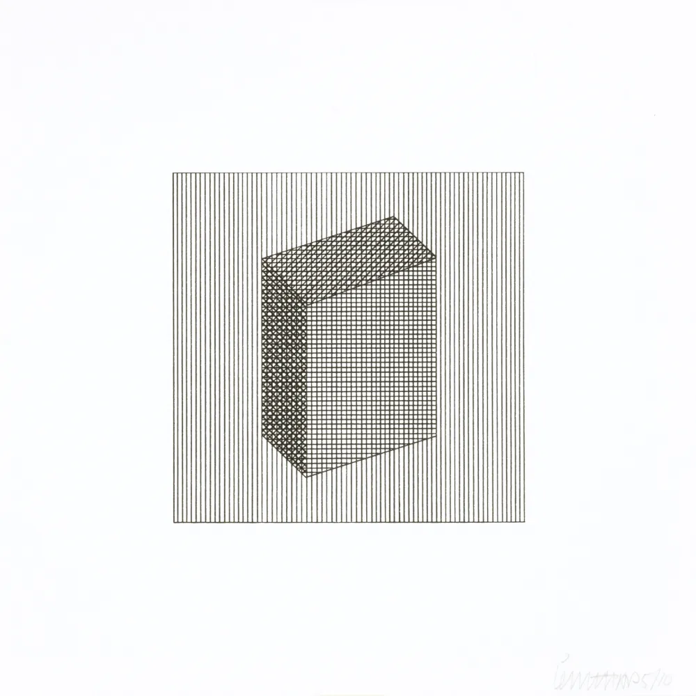 Sérigraphie Lewitt - Twelve Forms Derived From a Cube 18