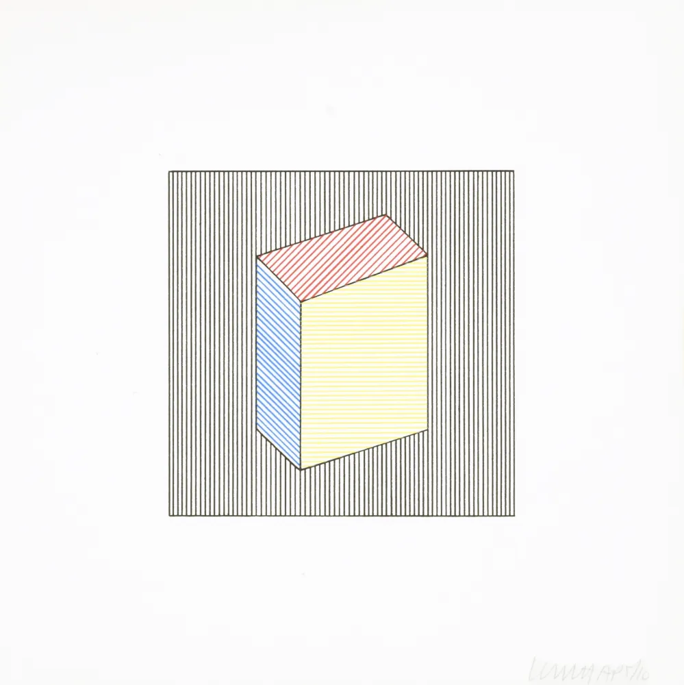 Sérigraphie Lewitt - Twelve Forms Derived From a Cube 21