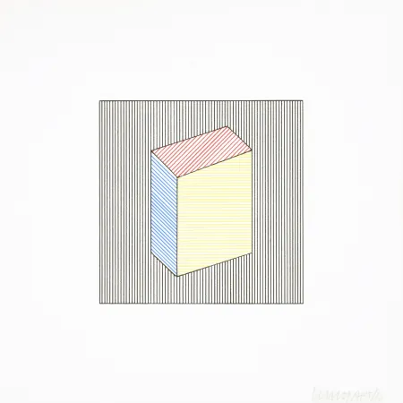 Sérigraphie Lewitt - Twelve Forms Derived From a Cube 21