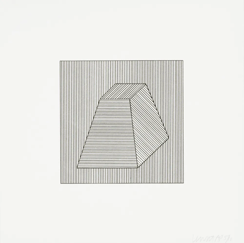 Sérigraphie Lewitt - Twelve Forms Derived From a Cube 26
