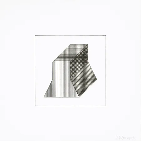 Sérigraphie Lewitt - Twelve Forms Derived From a Cube 34