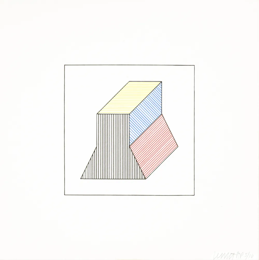 Sérigraphie Lewitt - Twelve Forms Derived From a Cube 37