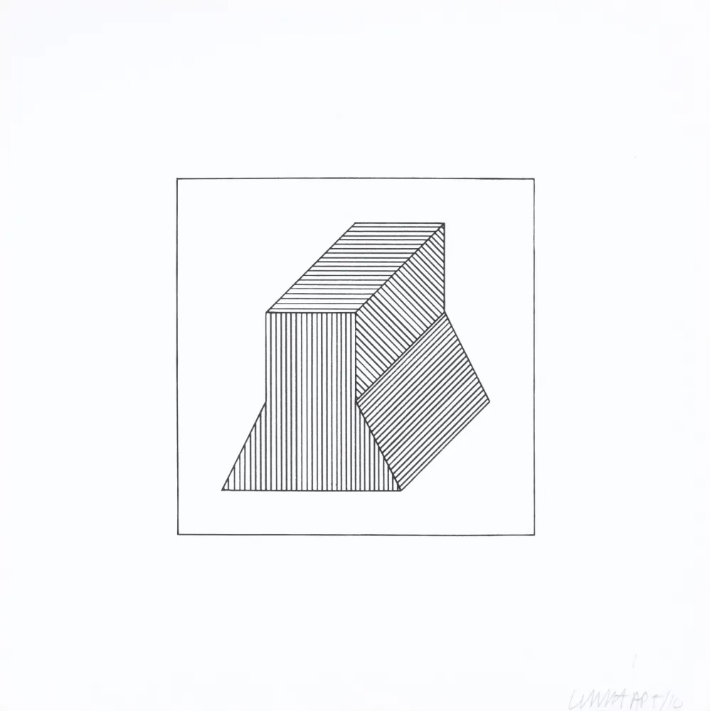 Sérigraphie Lewitt - Twelve Forms Derived From a Cube 38
