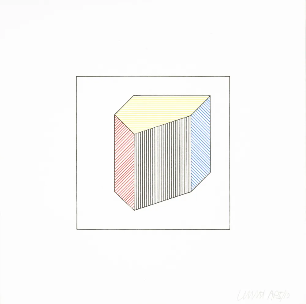 Sérigraphie Lewitt - Twelve Forms Derived From a Cube 39