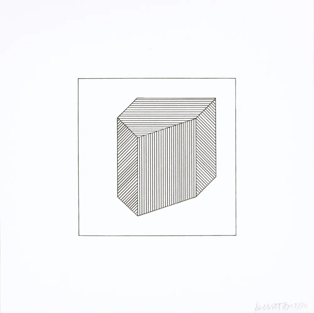 Sérigraphie Lewitt - Twelve Forms Derived From a Cube 40