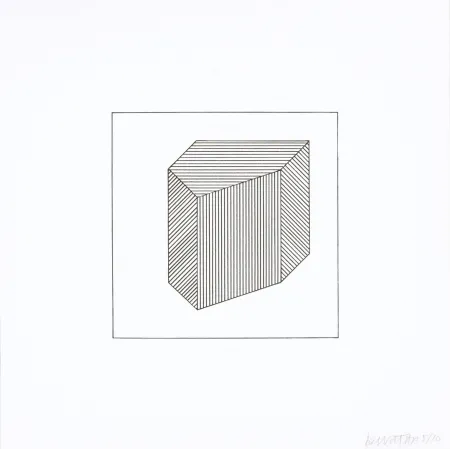 Sérigraphie Lewitt - Twelve Forms Derived From a Cube 40