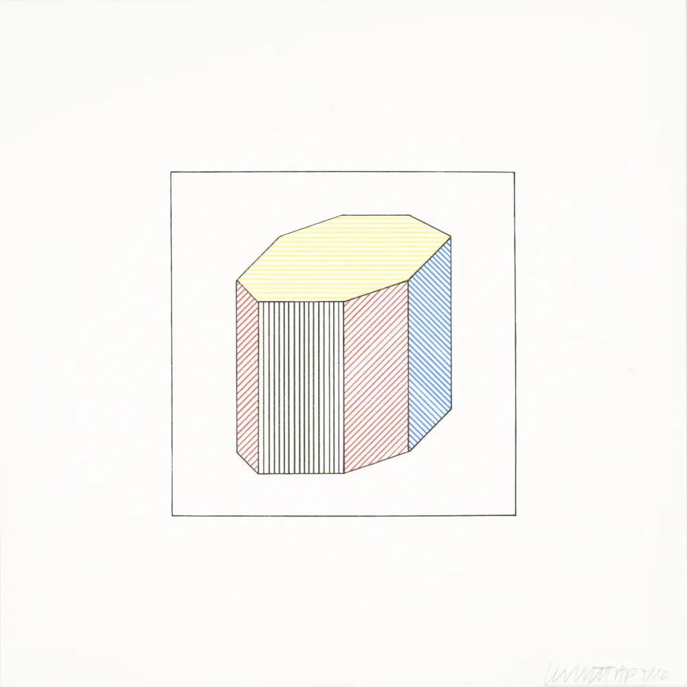 Sérigraphie Lewitt - Twelve Forms Derived From a Cube 43