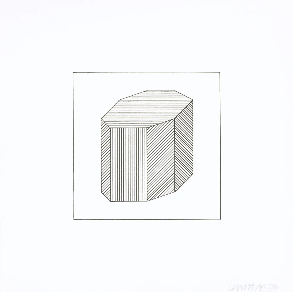 Sérigraphie Lewitt - Twelve Forms Derived From a Cube 44