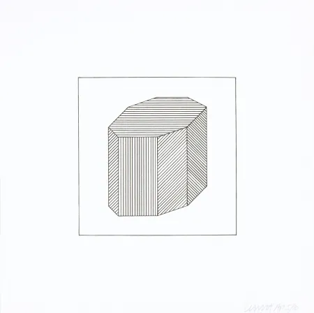 Sérigraphie Lewitt - Twelve Forms Derived From a Cube 44