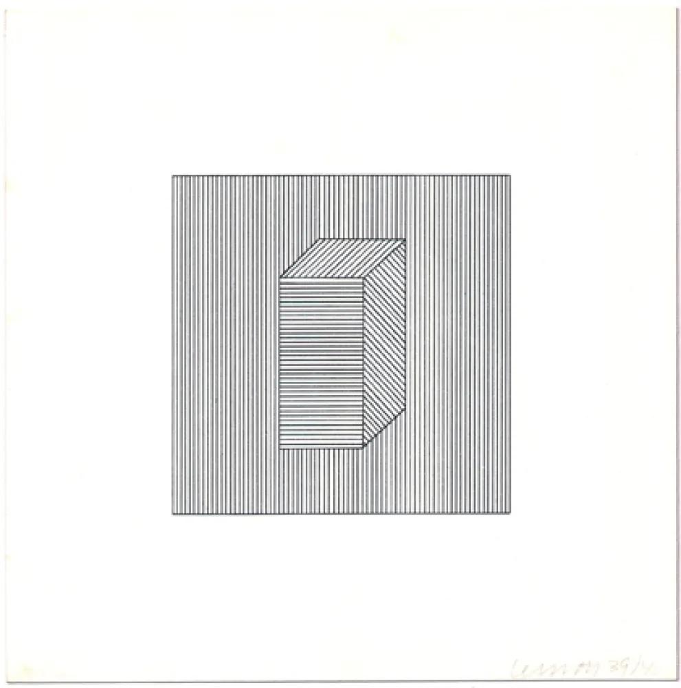 Sérigraphie Lewitt - Twelve Forms Derived from a Cube (Set of 48) (1)