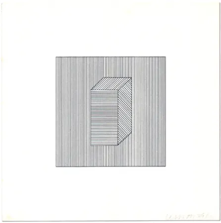 Sérigraphie Lewitt - Twelve Forms Derived from a Cube (Set of 48) (1)