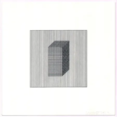Sérigraphie Lewitt - Twelve Forms Derived from a Cube (Set of 48) (3)