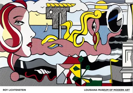 Affiche Lichtenstein - Figures in Landscape