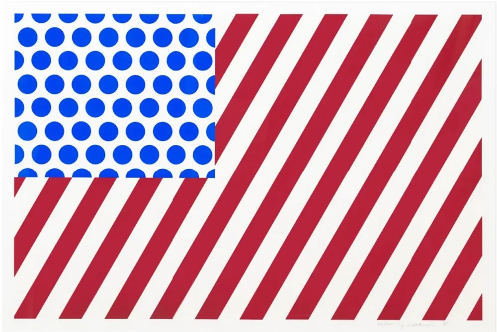 Sérigraphie Lichtenstein - Forms in Space (C. 217), 1985