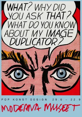 Sérigraphie Lichtenstein - Image Duplicator