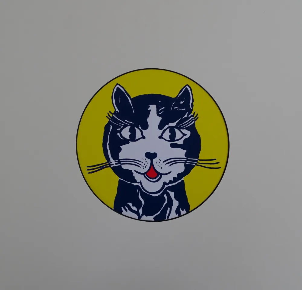 Sérigraphie Lichtenstein - Laughing cat