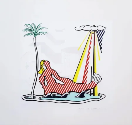 Lithographie Lichtenstein - Mermaid C.158