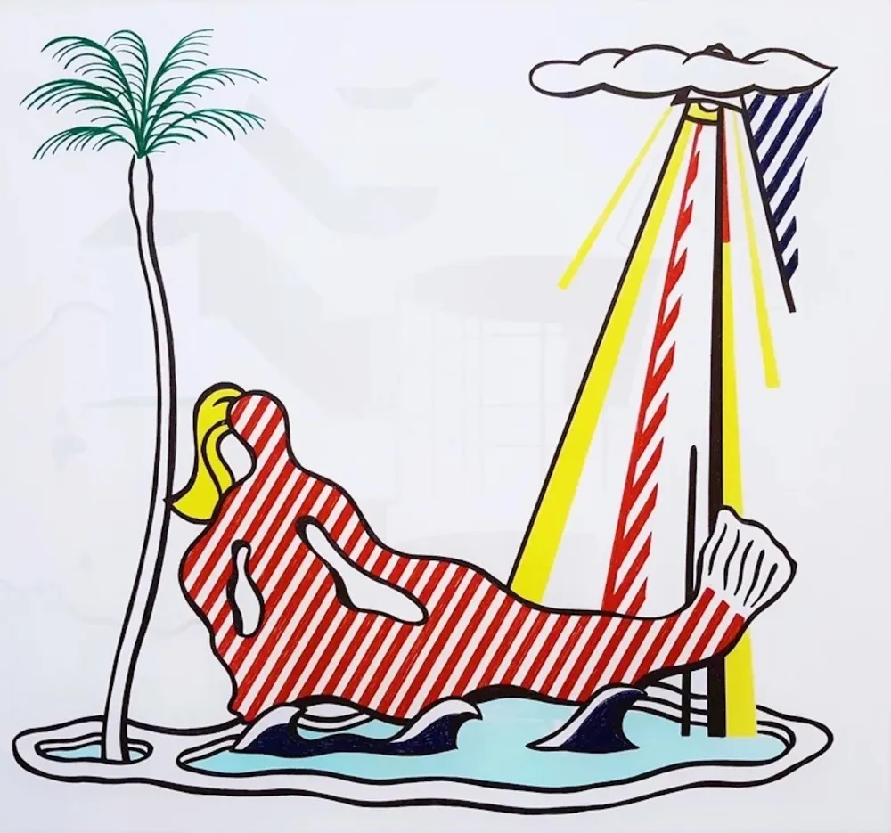 Aucune Technique Lichtenstein - Mermaid, for Miami Beach
