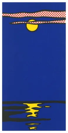 Sérigraphie Lichtenstein - Moonscape