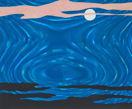 Sérigraphie Lichtenstein - Moonscape