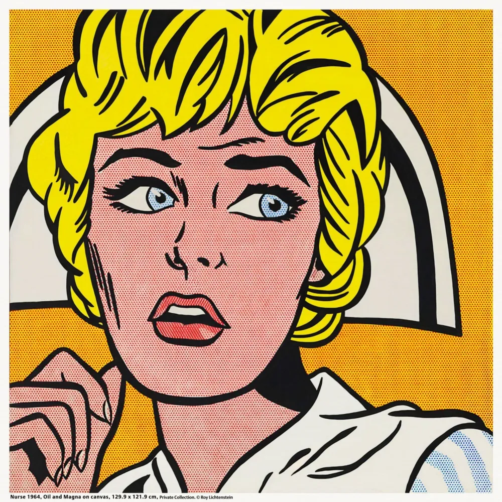 Sérigraphie Lichtenstein - Nurse