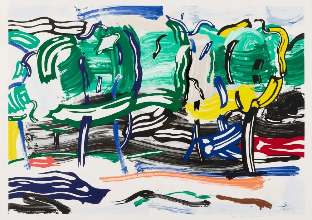 Multiple Lichtenstein - Road Before the Forest