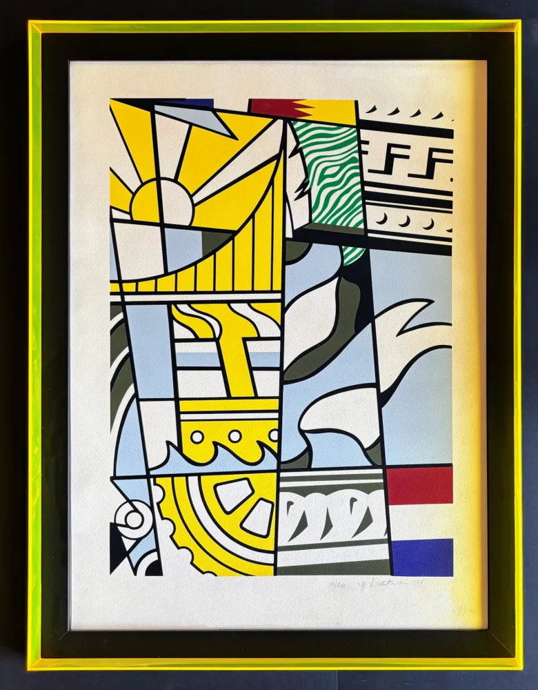 Lithographie Lichtenstein - Roy Lichtenstein (1923–1997) - Bicentennial Print - Lithograph and Screenprint on white wove paper