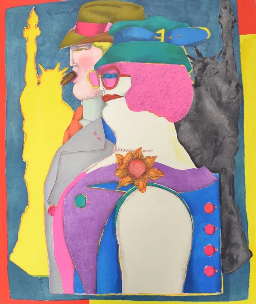 Lithographie Lindner - Fuera de los pueblos