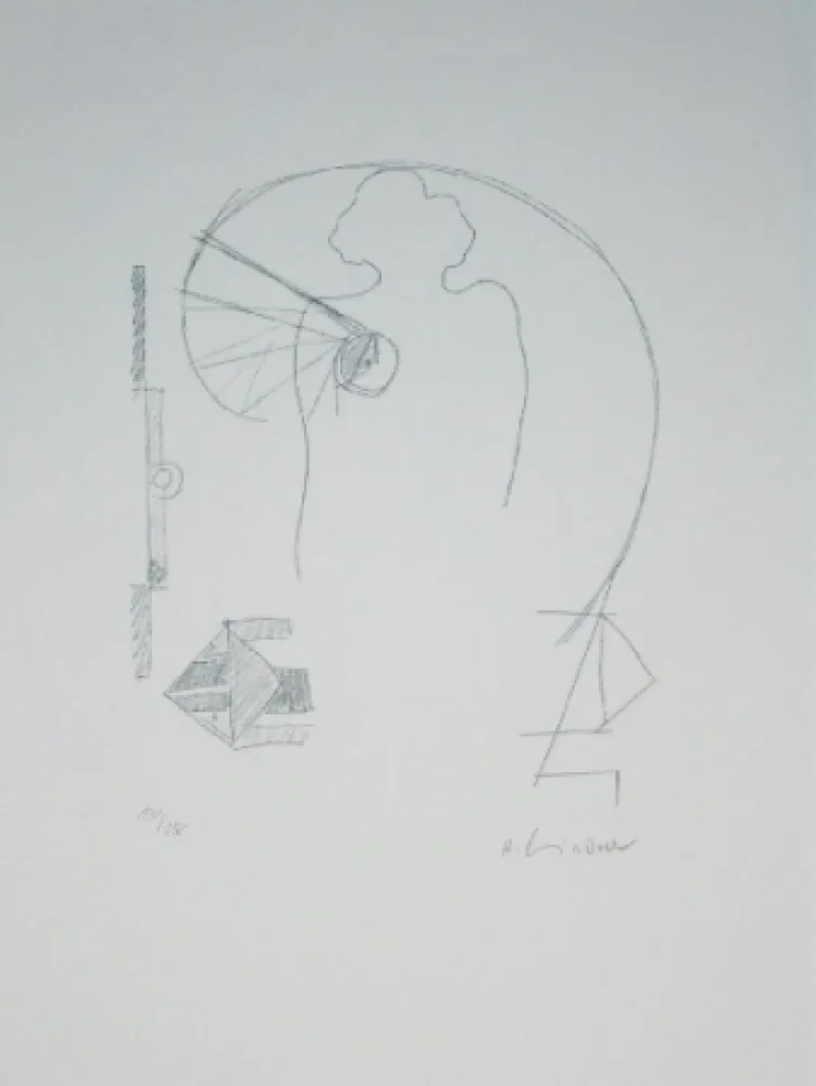 Lithographie Lindner - Marylin was here 15