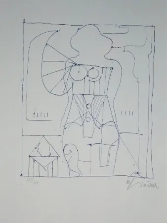 Lithographie Lindner - Marylin was here 7