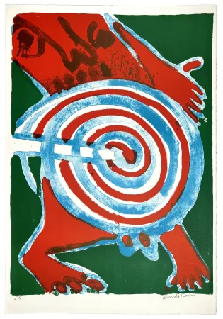 Lithographie Lindstrom - Cible