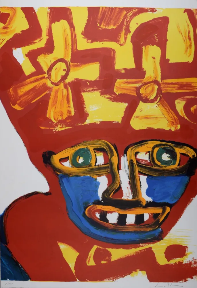 Lithographie Lindstrom - Composition