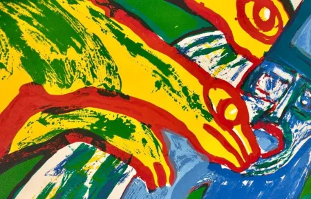 Lithographie Lindstrom - Yellow Dragon  