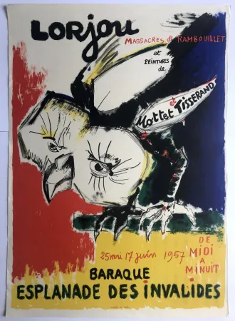 Affiche Lorjou - Esplanade des Invalides