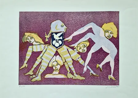 Linogravure Maccari - Composizione